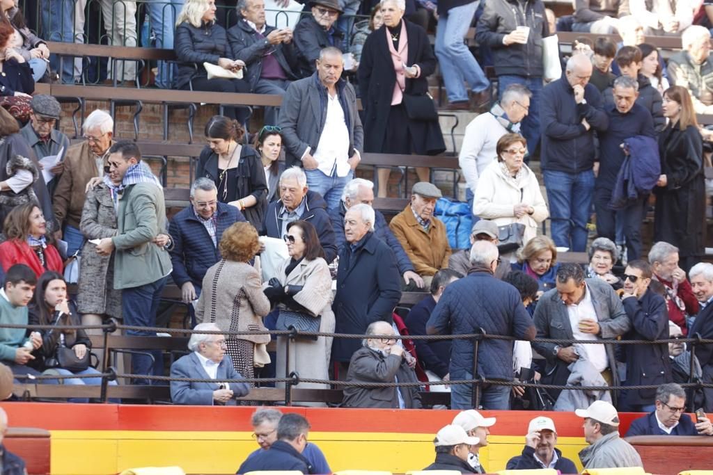 Futbolistas y empresarios en la Feria de Fallas