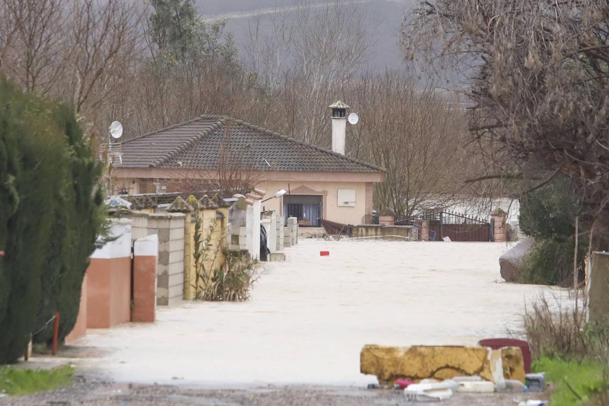 A.J.González Córdoba Temporal lluvia inundaciones borrasca Leonardo Parcelación Guadalvalle