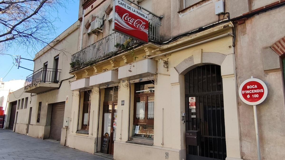 La entrada de Café de la Rambla.