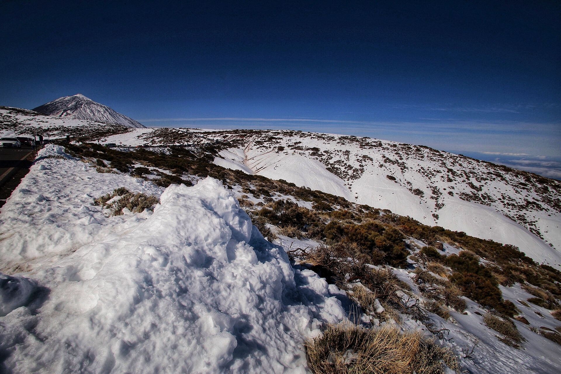 Jornada de nieve en El Teide