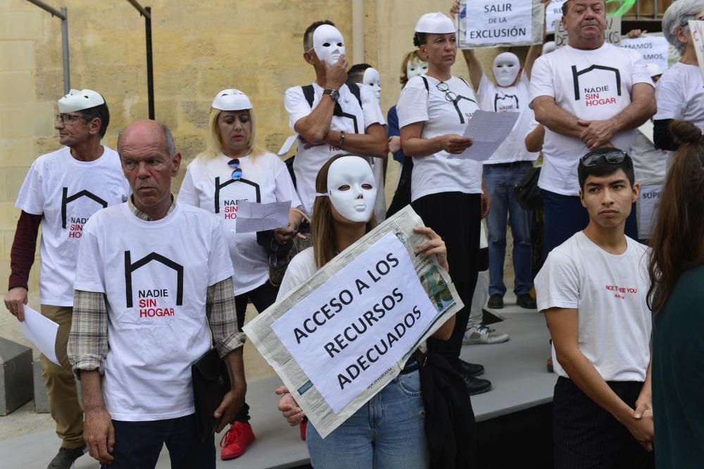 Manifiesto contra el sinhogarismo en Elche