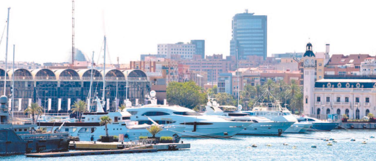 Zona del puerto donde se ubican los amarres de yates, uno de los legados de la competición.