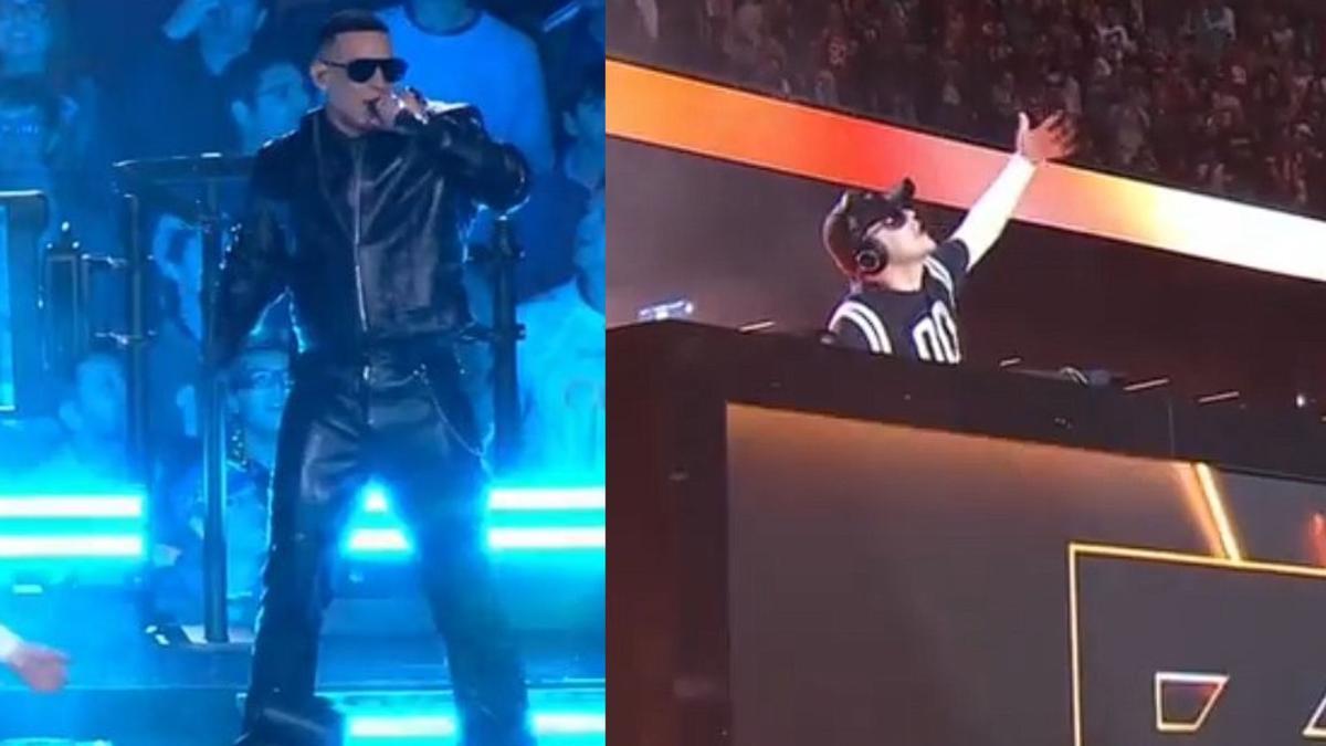 La actuación de Daddy Yankee y Bizarrap en el descanso