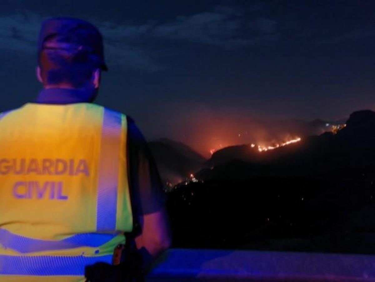 El incendio de Gran Canaria, a lunes 19 de agosto