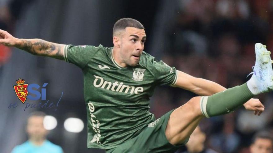 Dani Rodríguez, jugador del Leganés: "El Zaragoza convirtió la necesidad en virtud, saben que si no van al límite no sacan resultados"