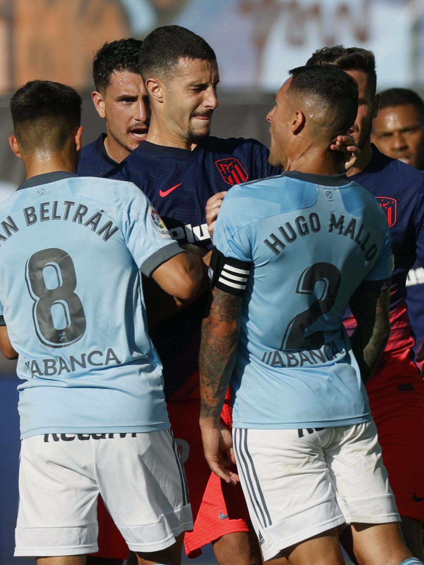 El Celta-Atlético, en imágenes