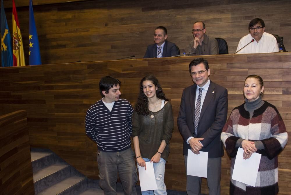 Entrega de premios de la Olimpiada de Filosofía en la Junta General del Principado