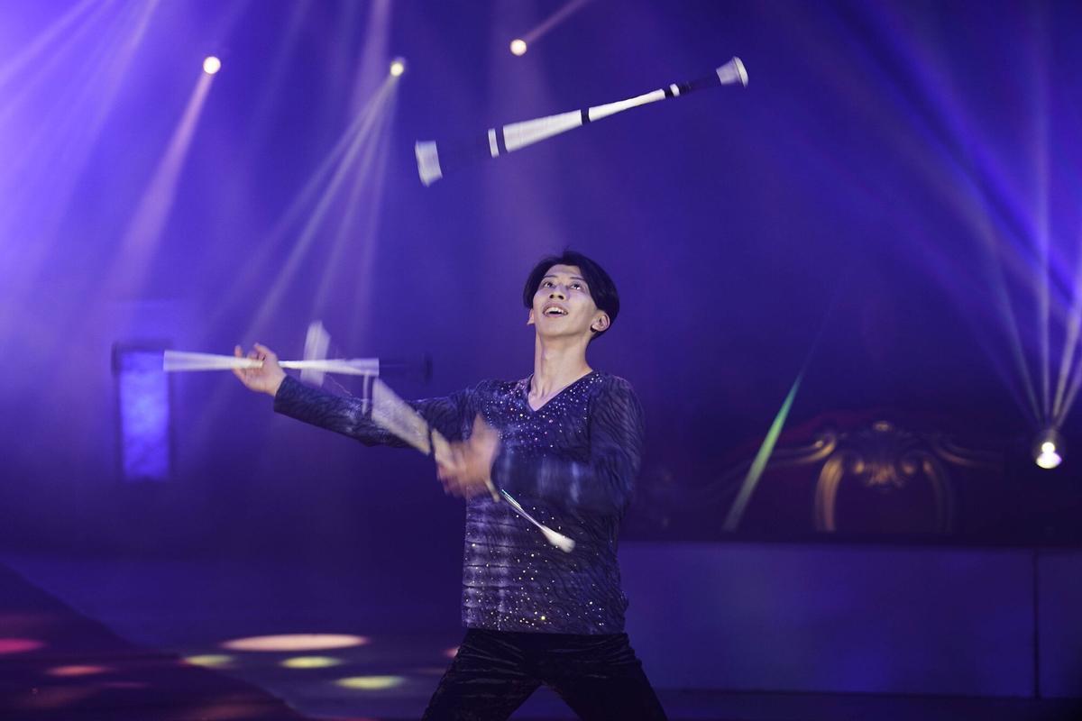 Les imatges de l'espectacle Vermell del Festival del Circ de Girona 2026