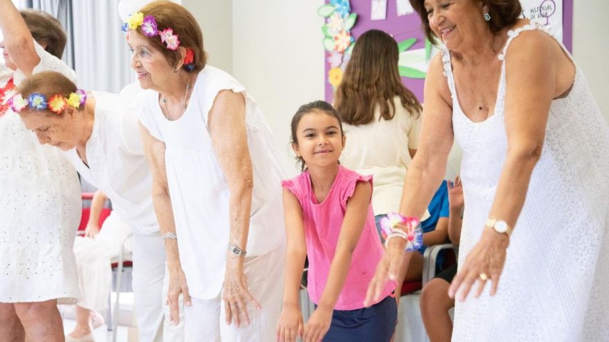 Abuelos y nietos, de fiesta en Mérida