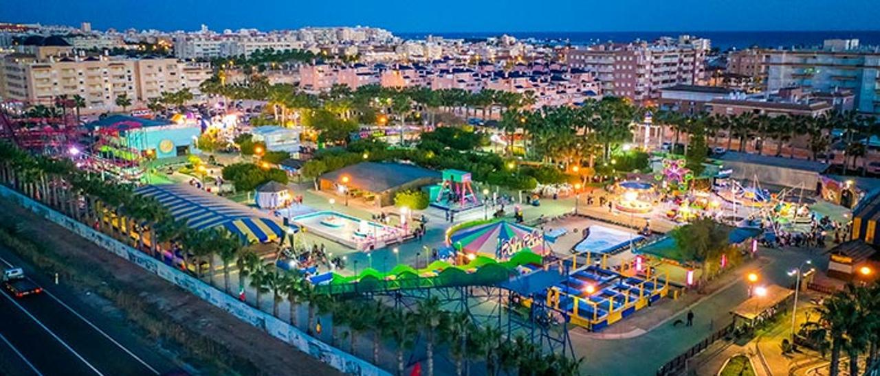 Parque de atracciones de Santa Pola en imagen de archivo