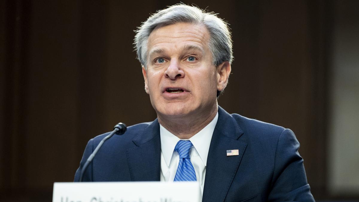 El jefe de la FBI, Christopher Wray.