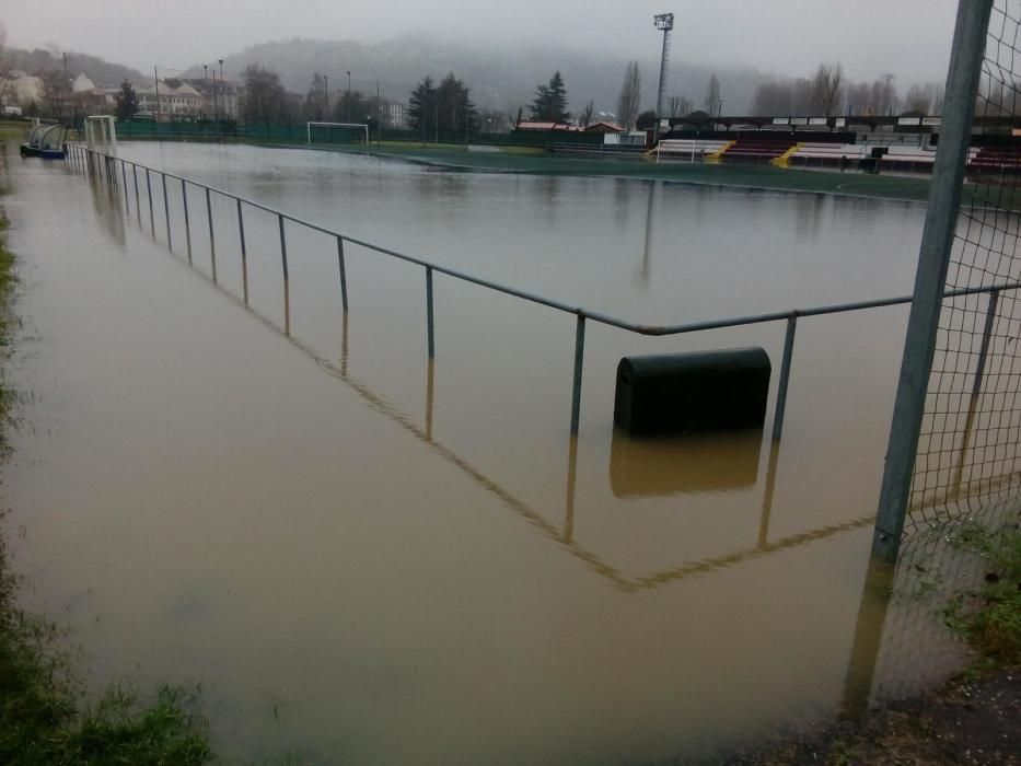 Temporal en Asturias: Segundo día de riadas y desperfectos en Asturias