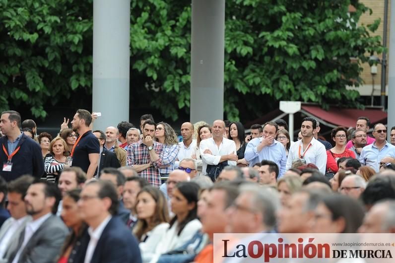 Albert Rivera, líder de Ciudadanos, en Murcia