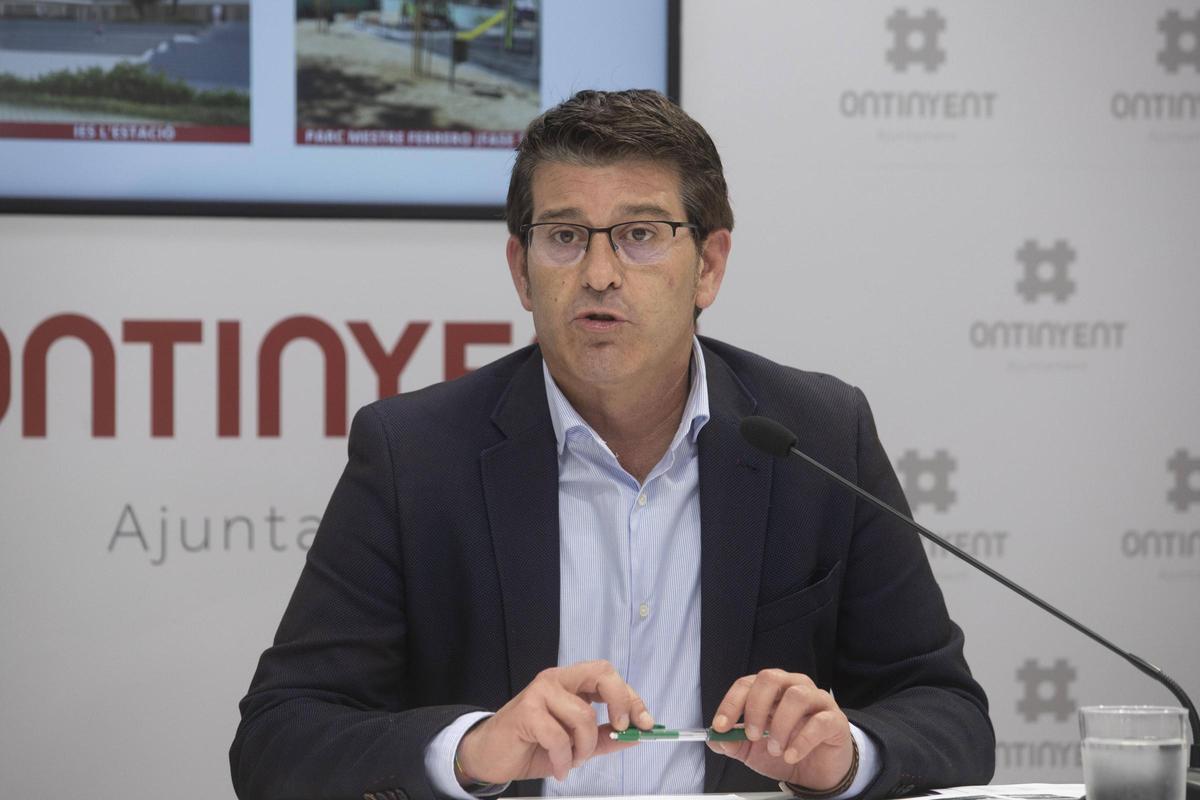El alcalde de Ontinyent, Jorge Rodríguez.