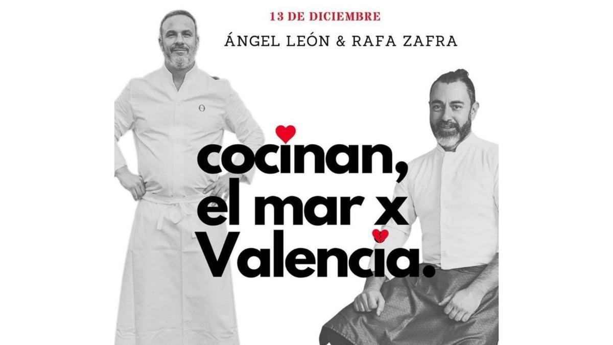 La cena benéfica de los chefs Ángel León de Aponiente y Rafa Zafra de Estimar unirá dos visiones sobre el mar.