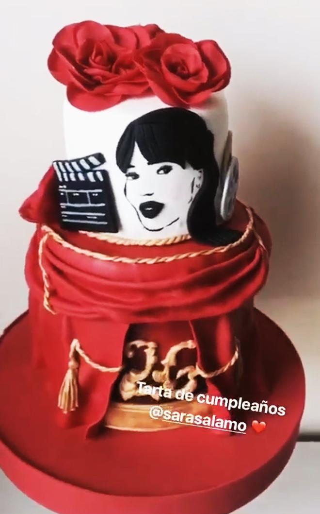 Tarta de cumpleaños de Sara Sálamo