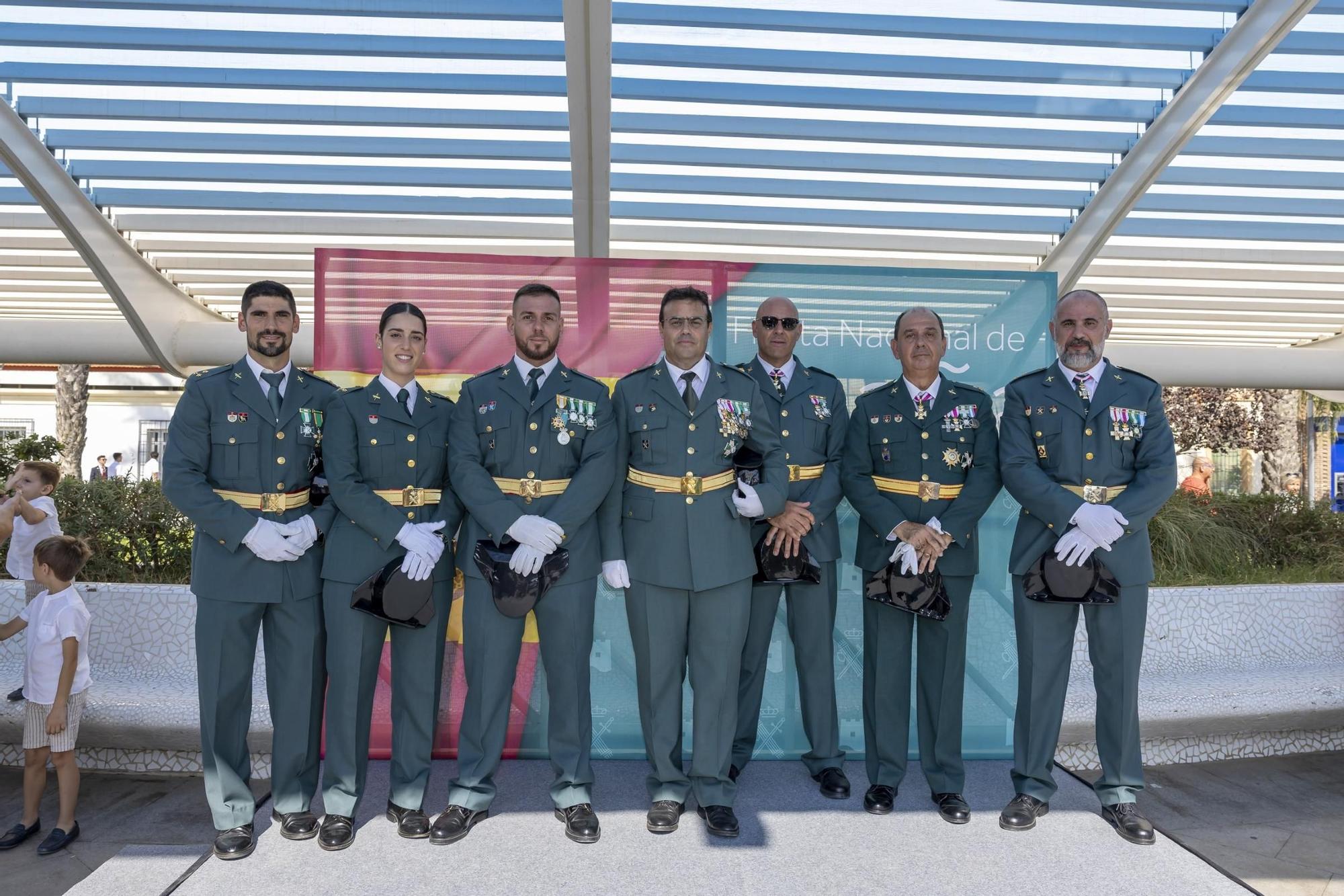 Misa en honor a la patrona la Virgen del Pilar y acto castrense por la Fiesta Nacional de la Guardia Civil de Torrevieja