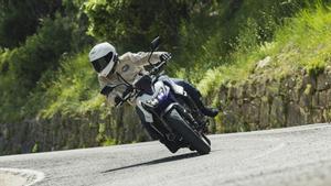 La Honda CB750 Hornet en acción
