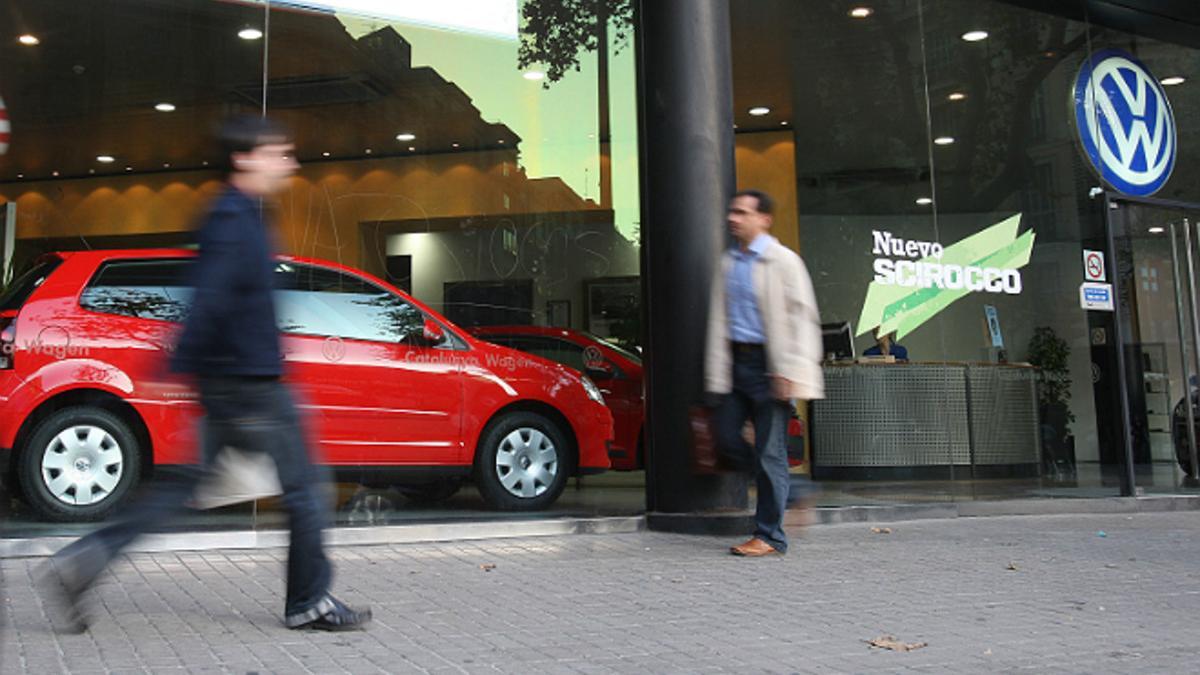 Concesionario de VW en Barcelona.