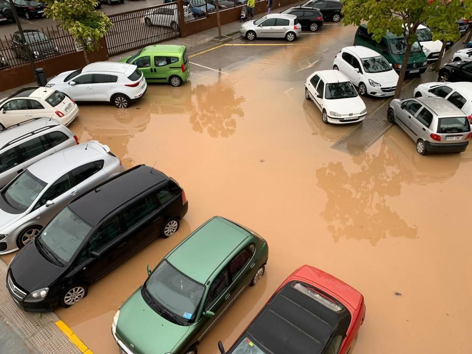 El temporal descarga sobre Ibiza y Formentera