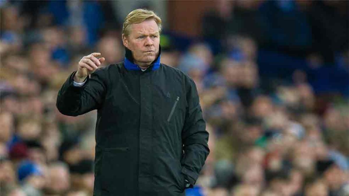 Ronaldo Koeman, entrenador del Everton