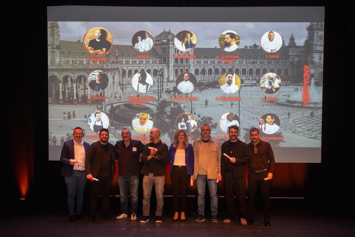 Top 15 Andalucía en la XI Gala Macarfi 2026, en la que se han destacado distintos restaurantes de Sevilla