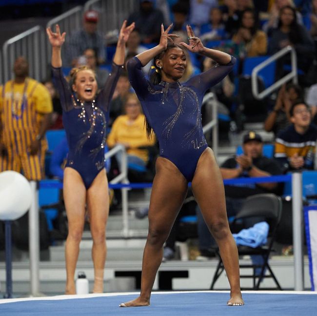 Nia Dennis, la gimnasta que conquista al mundo con una rutina de 10