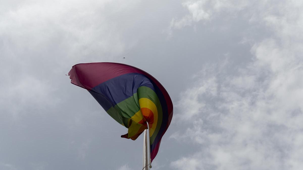 Imagen de una bandera LGTBI.