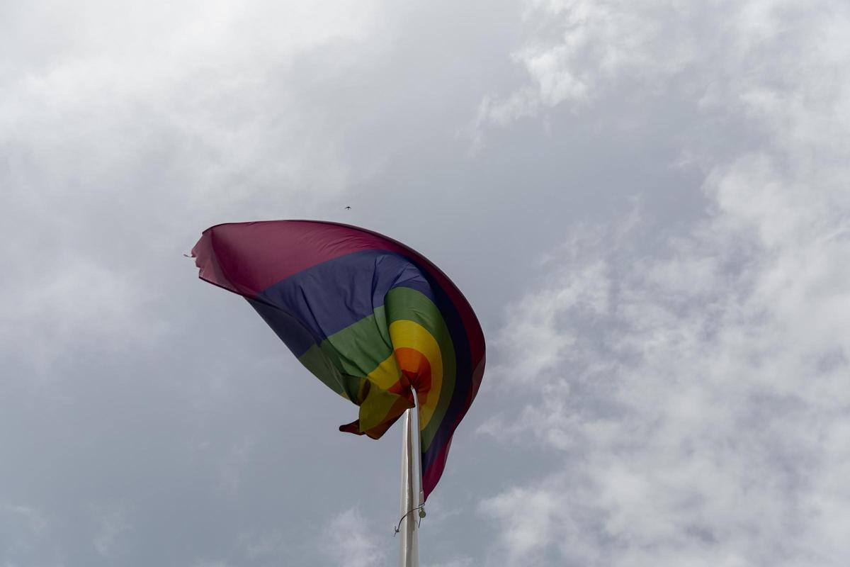 Imagen de una bandera LGTBI.