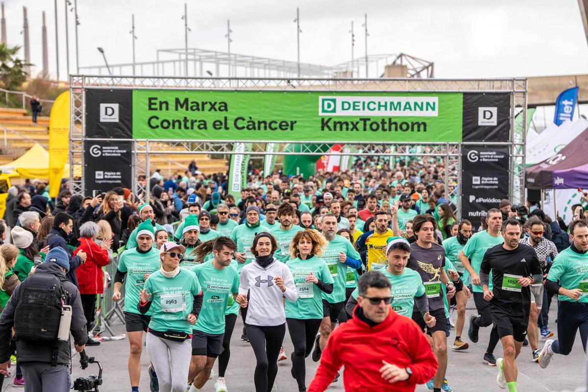 8a edición de la Cursa Solidària 'Barcelona en marxa contra el càncer'