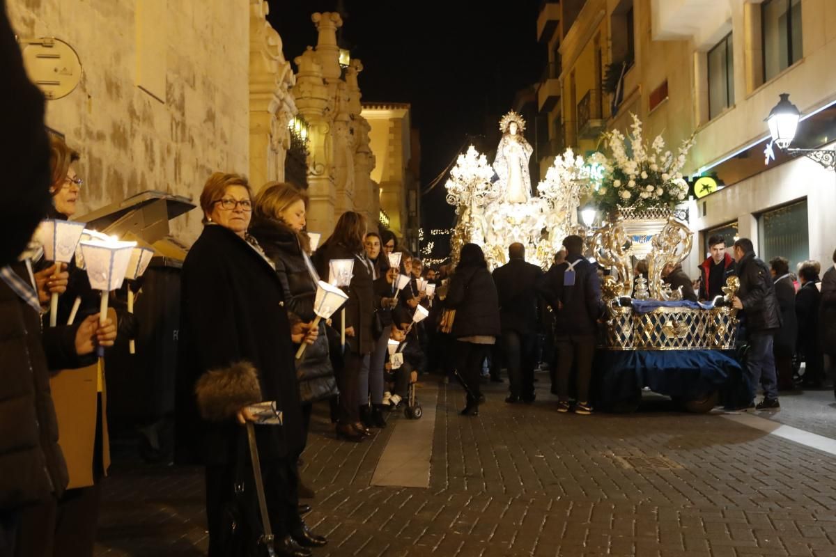 Procesión del farolet de las Purisimeras de Vila-real