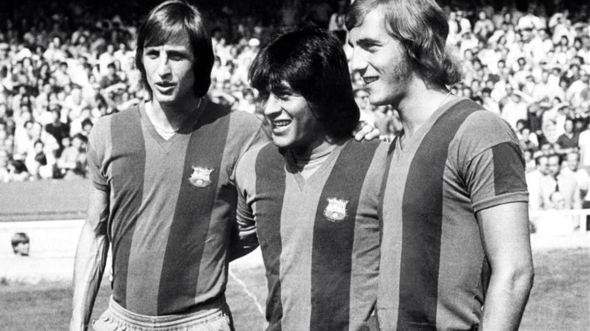 Sotil, entre Cruyff y Neeskens