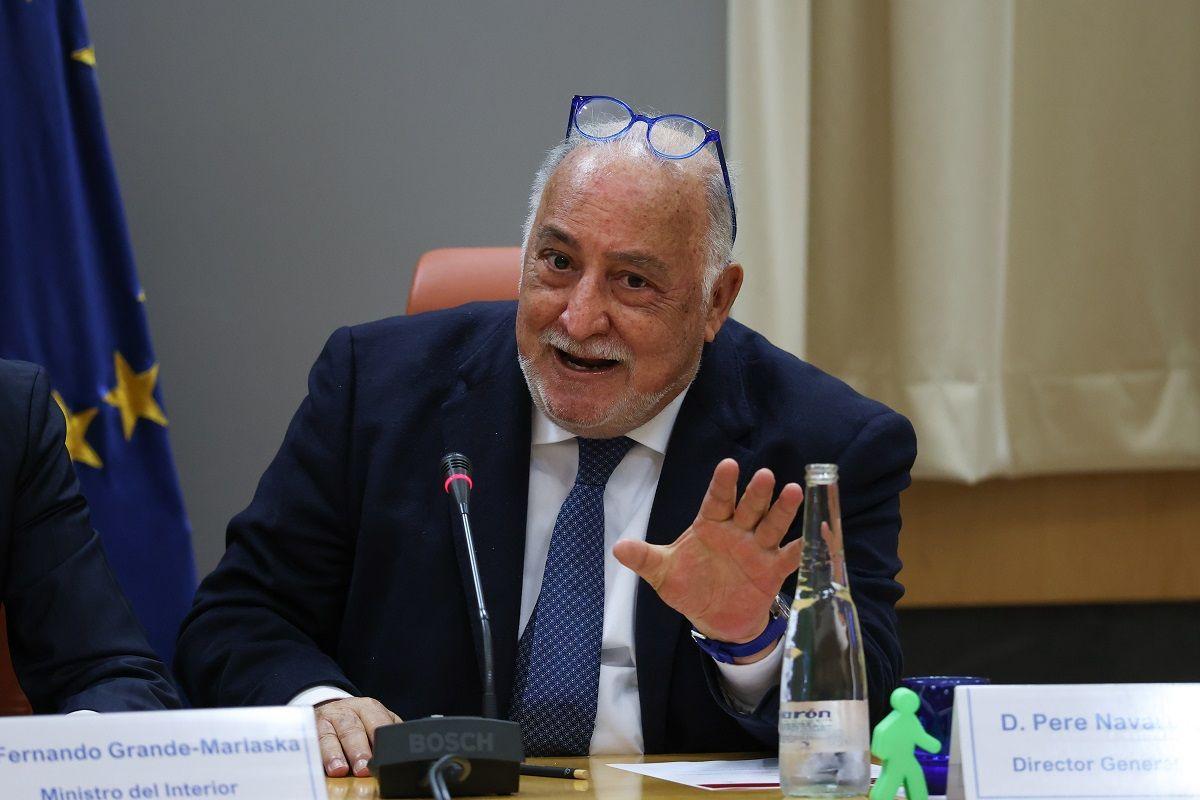 El director general de Tráfico, Pere Navarro, durante la jornada de estudio ‘Peatones y seguridad vial’.