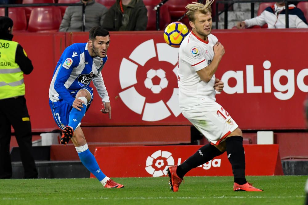 El Dépor cae 2-0 en Sevilla