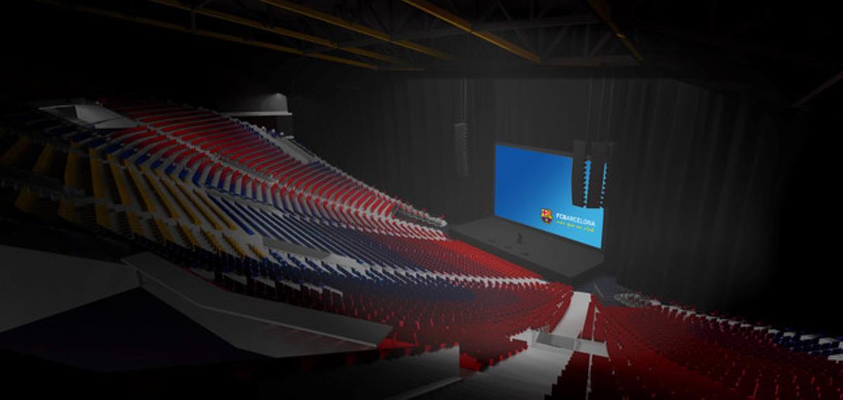 Los detalles del nuevo Palau Blaugrana