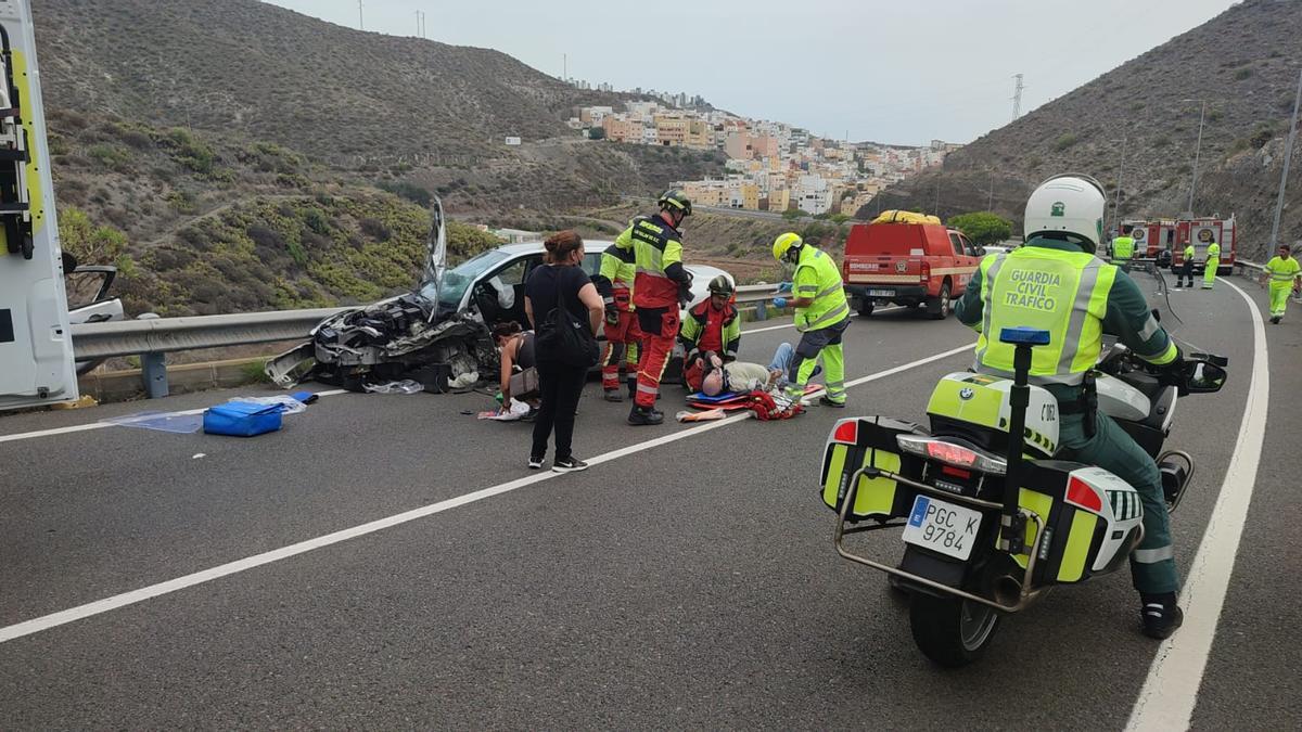 Accidente con dos heridos en Pedro Hidalgo.