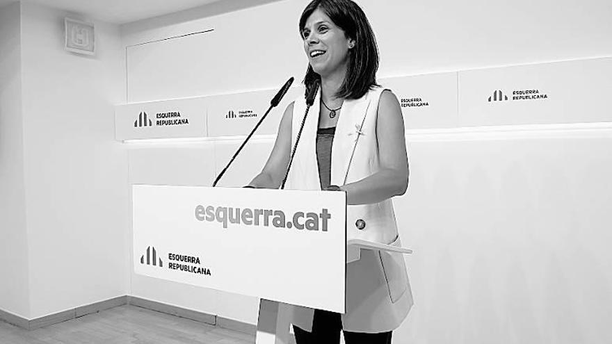 La portavoz de ERC, Marta Vilalta. // E.P.