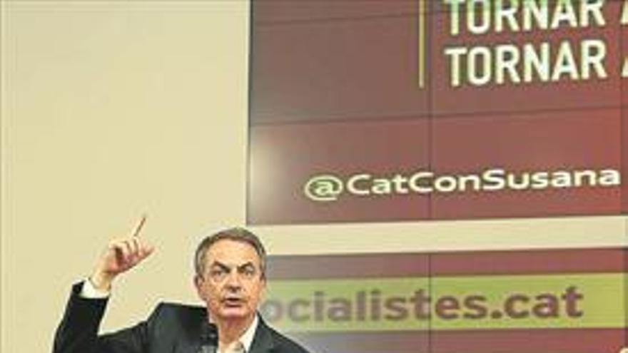 Zapatero ve prejuicios en Cataluña contra Díaz por ser mujer y andaluza