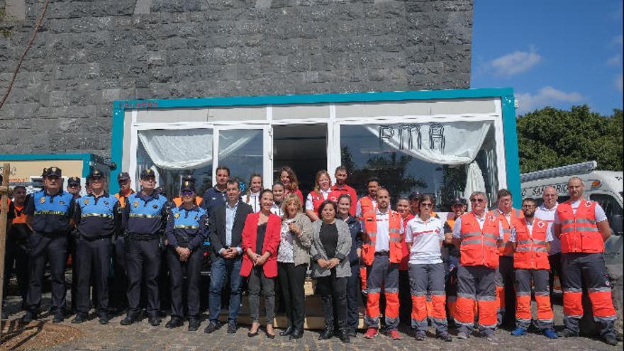 Presentación del puesto de coordinación y atención durante el Carnaval.