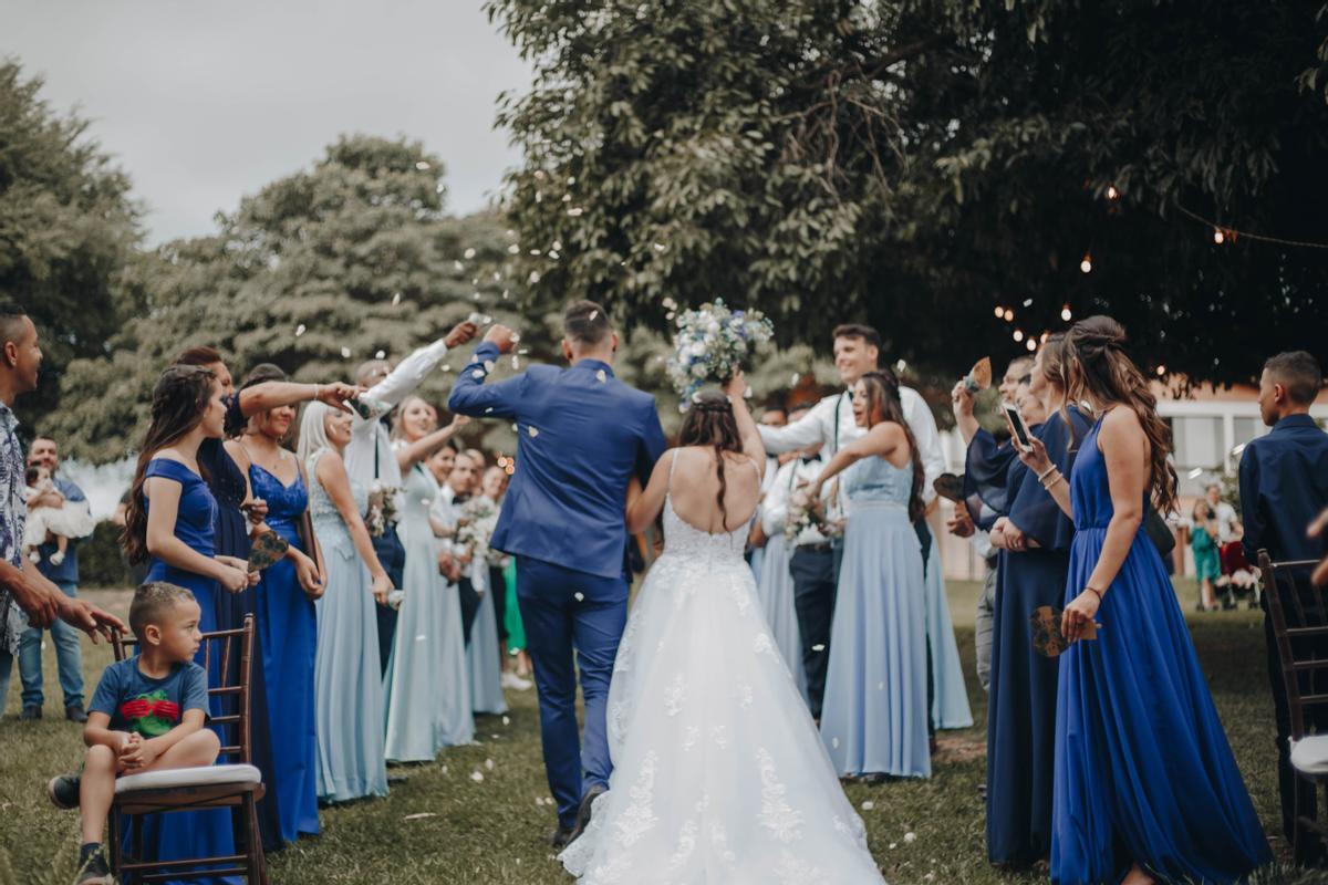 Imagen de la celebración de una boda. 