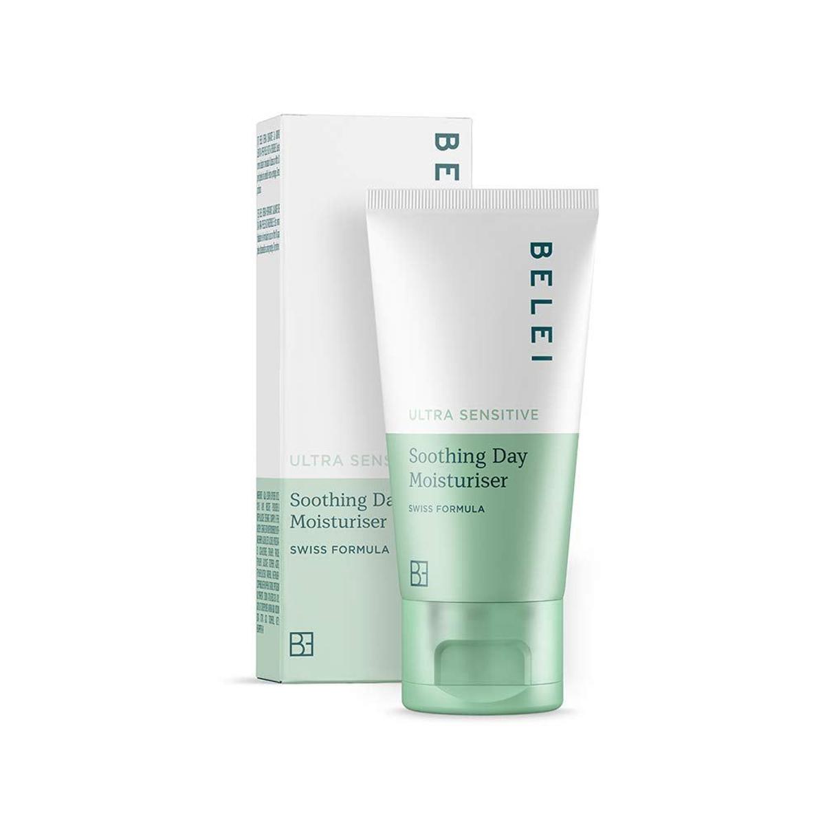 Crema hidratante calmante de día para pieles ultrasensibles (50 ml) de Belei (Precio: 16,00 euros)