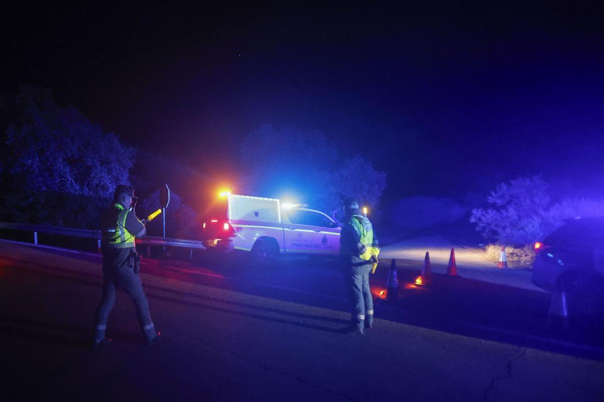 Llegada de efectivos de emergencias al lugar del accidente de tren.