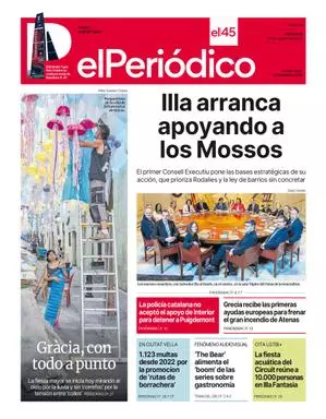 La portada de EL PERIÓDICO del 14 de agosto de 2024