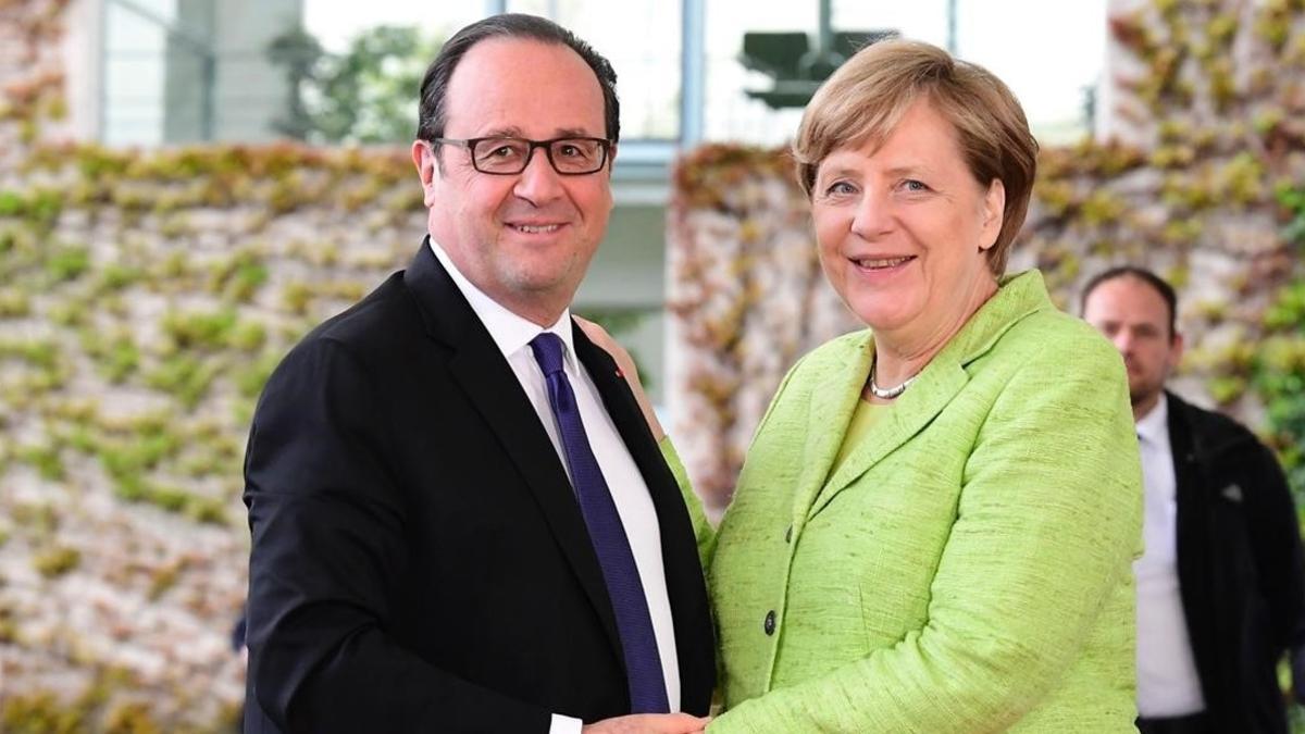 Merkel y Hollande