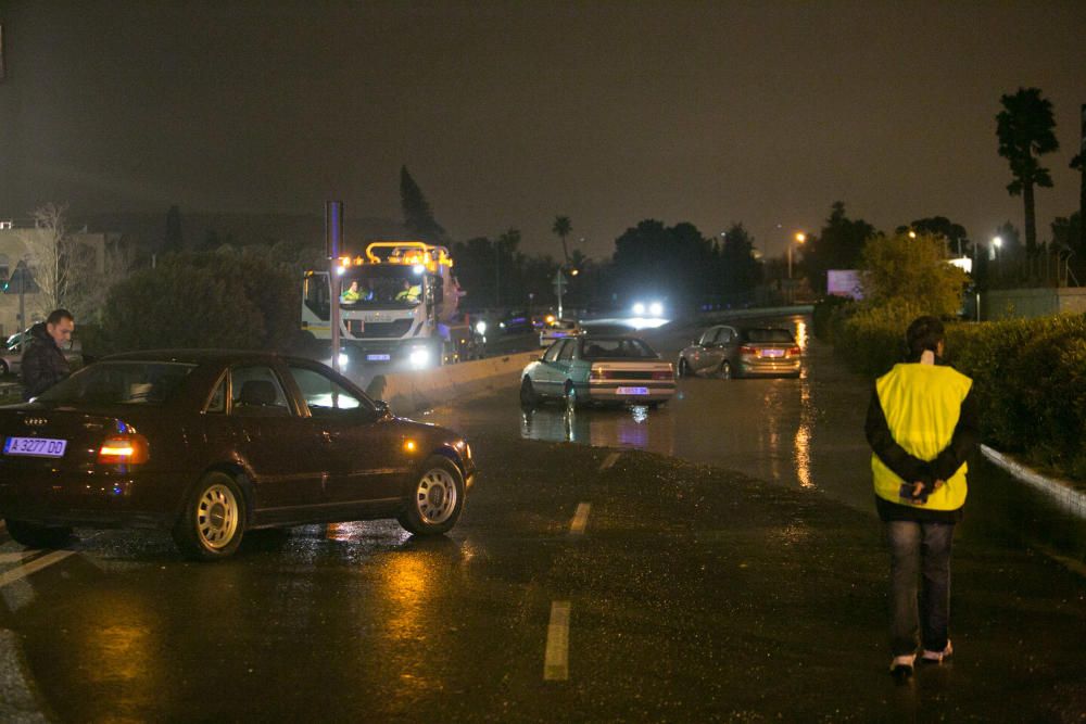 El temporal inunda Alicante