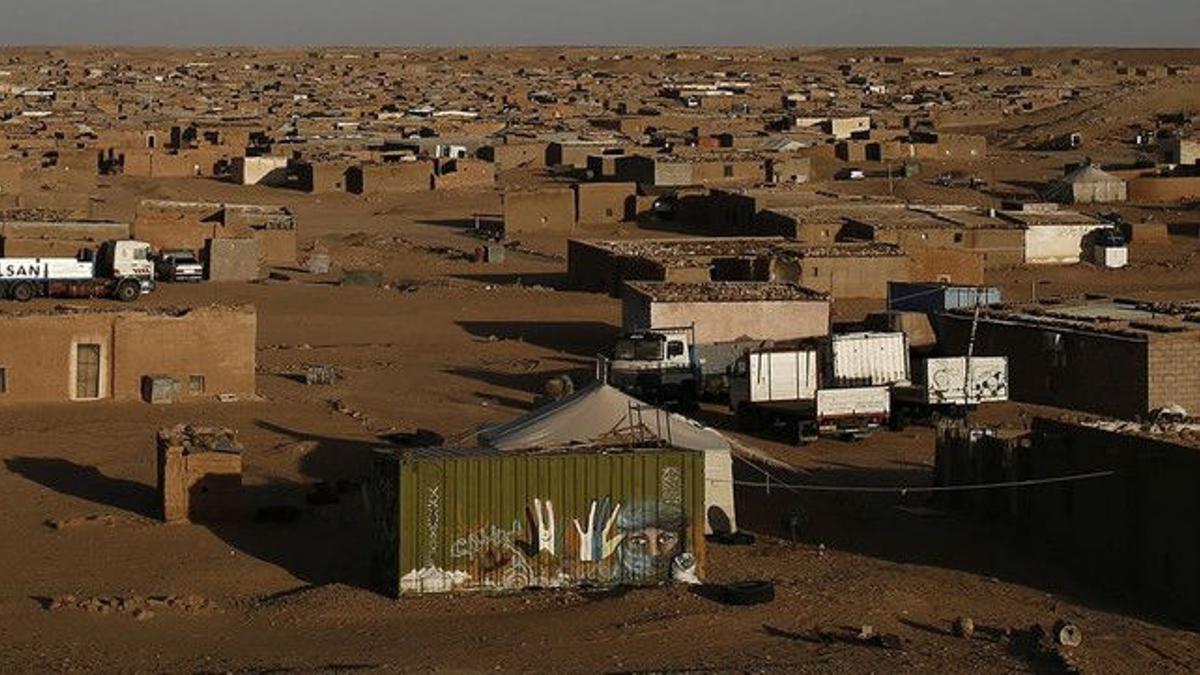 Campo de refugiados de saharauis en Tinduf, al sur de Argelia.