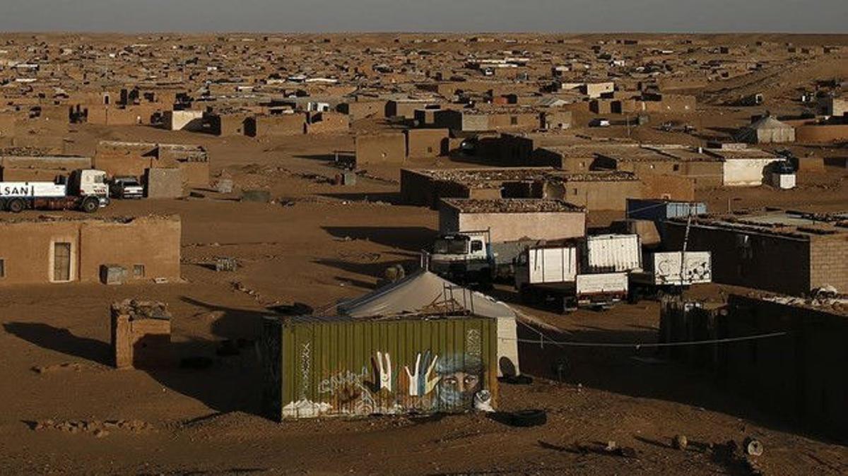 Campo de refugiados de saharauis en Tinduf, al sur de Argelia.