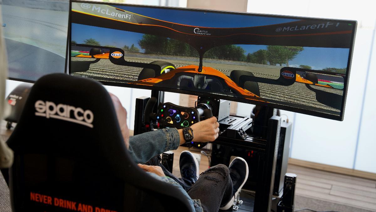 El simulador de McLaren y Jack Daniel's, en Barcelona