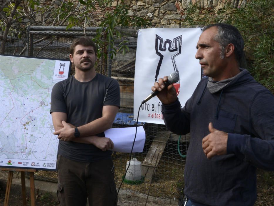 Clam a l'Albera contra el camp de tir militar