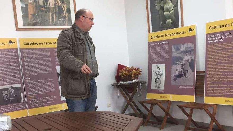 Muestra sobre Castelao y Terra de Montes en el local social de Soutelo